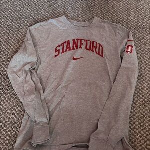 Nike Gray Stanford Long Sleeve Tee